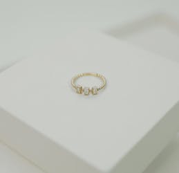Weissgold Ring Fein